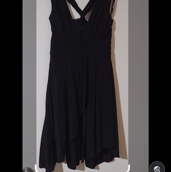 Bebe Sexy Black Dress size Small Swing Style Marilyn Monroe Dress - Picture 10 of 16